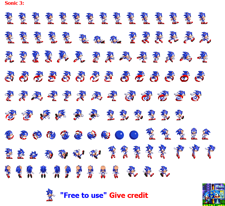 These Sonic sprites are awesome! 