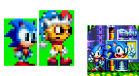 Majin Sonic sprites in my style by TFagames on DeviantArt