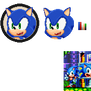 Sonic en la radio (Sonic Forces Sprite)