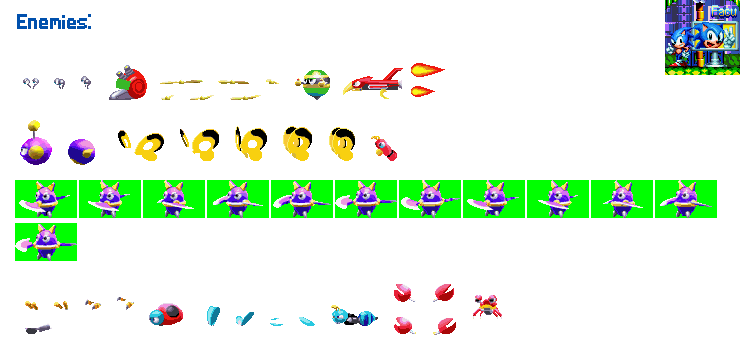 Sonic 1 - Game Gear Custom Sprites (Unfinished) by PixelMarioXP on  DeviantArt