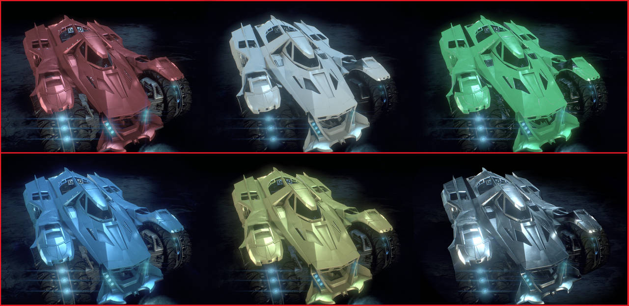 Batmobile Colours Batmobile Colour Pack Final by MrJustArkhamGames on DeviantArt