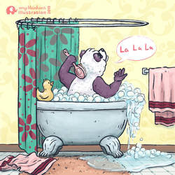 Panda Bath Time