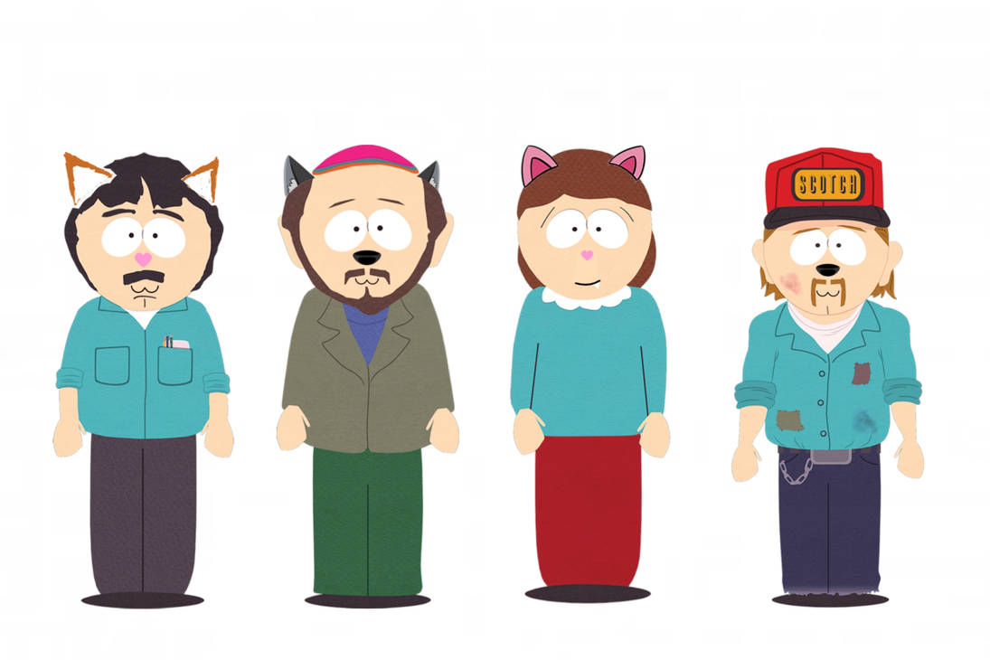 South Park Adults As Animals by Damejlb9 on DeviantArt