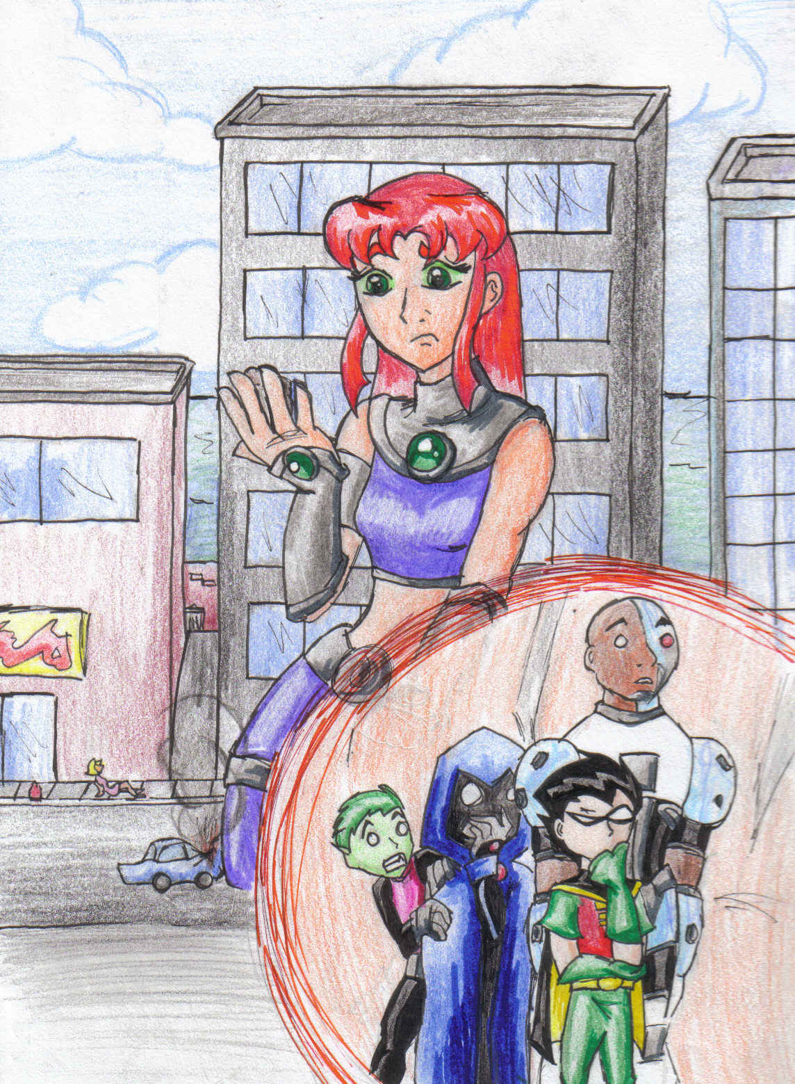 Starfire and the Titans