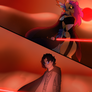 Sith AU: Training in red