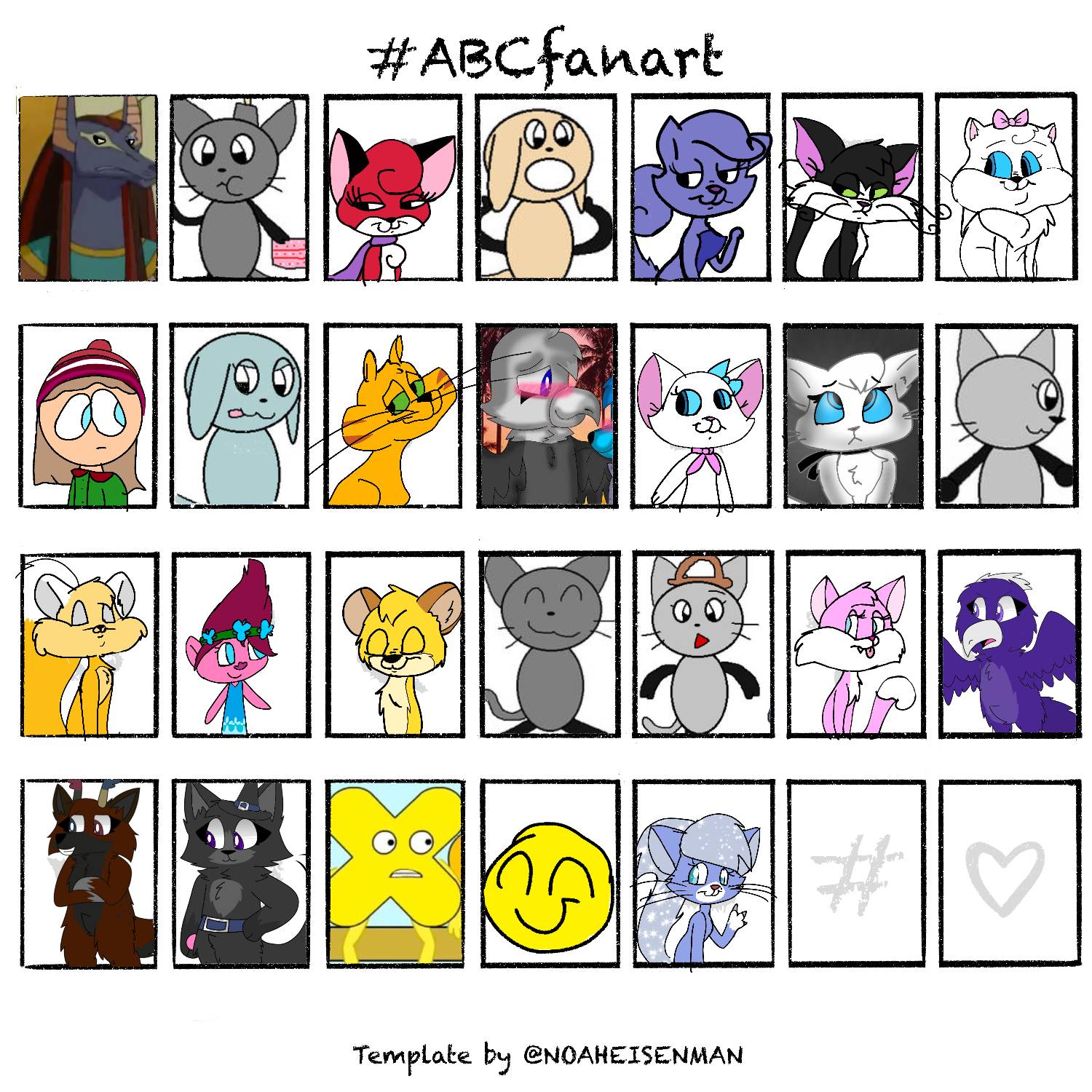 My ABC Fanart Challenge by kaelahq07 on DeviantArt