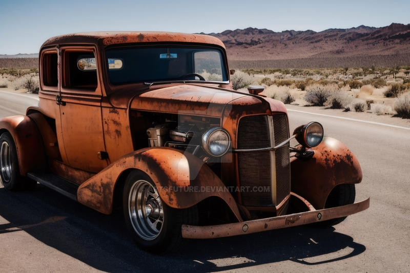 Rusty hot rod by ArtsFuture on DeviantArt