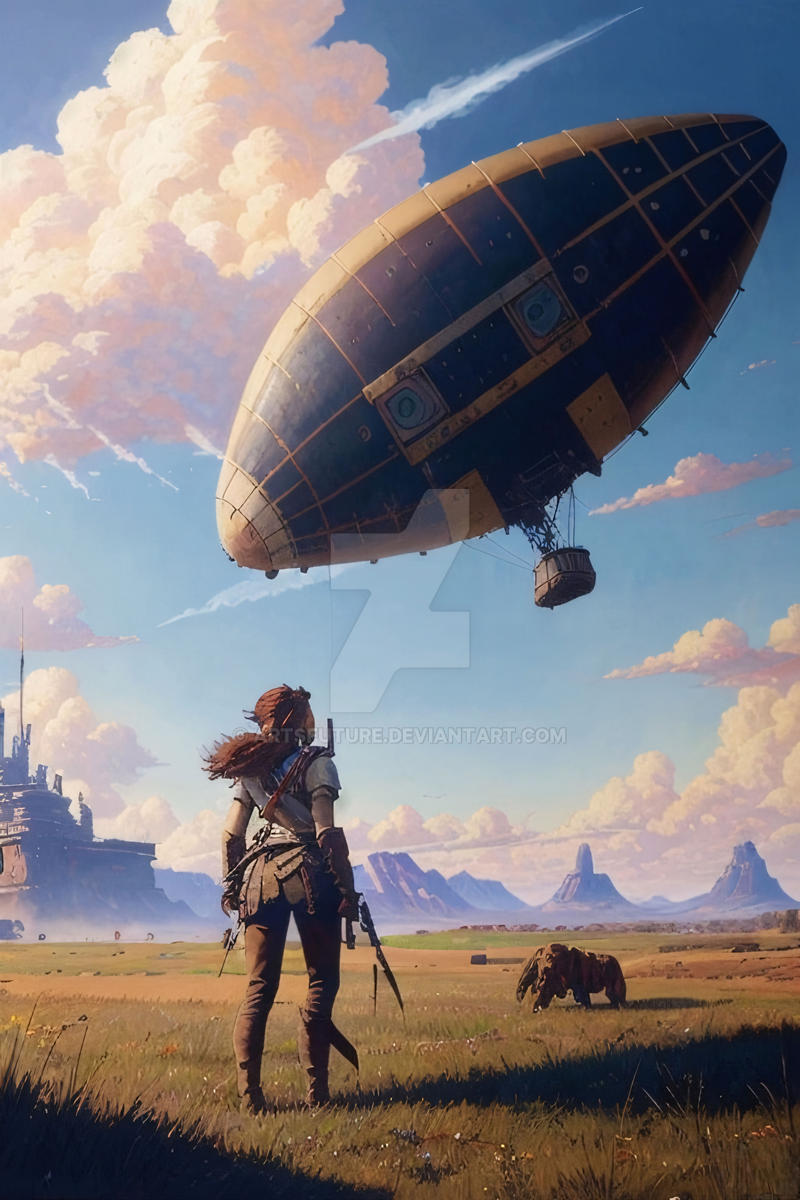 The airship by ArtsFuture on DeviantArt