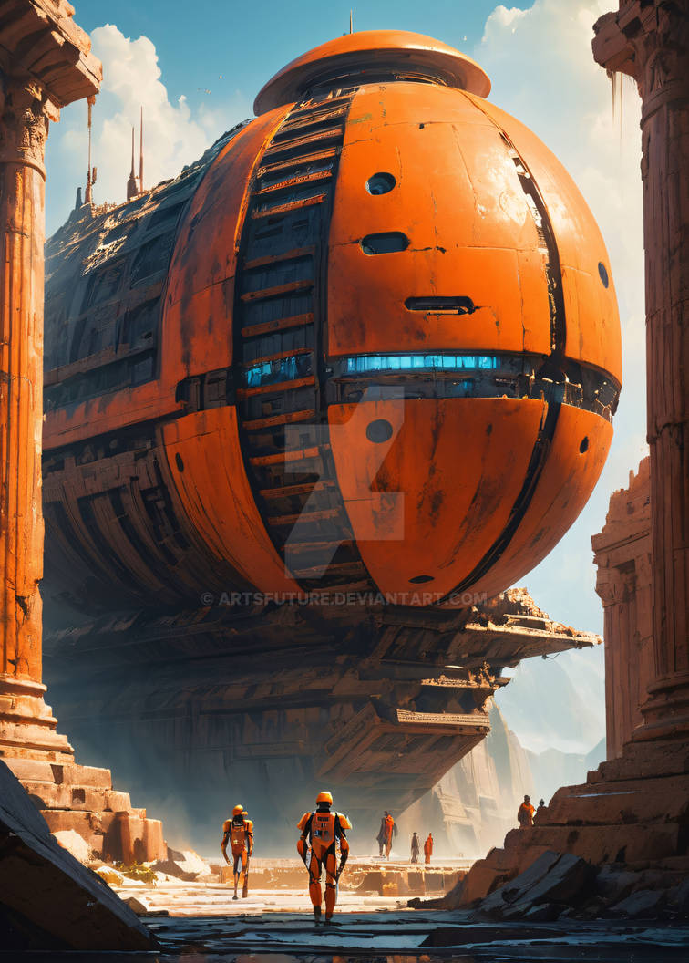 The center of an ancient civilization by ArtsFuture on DeviantArt