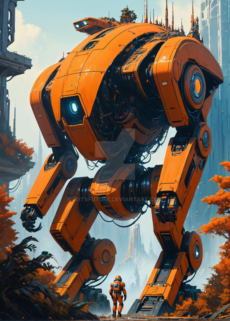 Giant robot by ArtsFuture on DeviantArt
