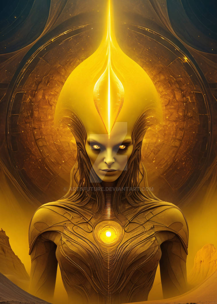 Alien woman by ArtsFuture on DeviantArt