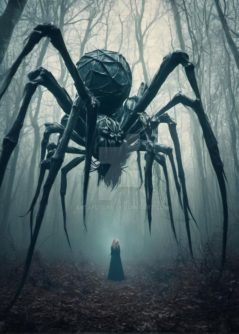 Abstract Spider Monster Spider monster by ArtsFuture on DeviantArt
