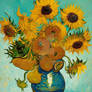 Sunflowers in vase
