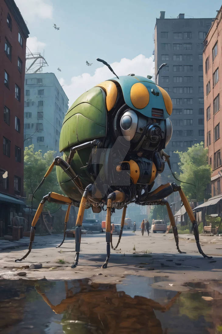 AI-controlled insect by ArtsFuture on DeviantArt