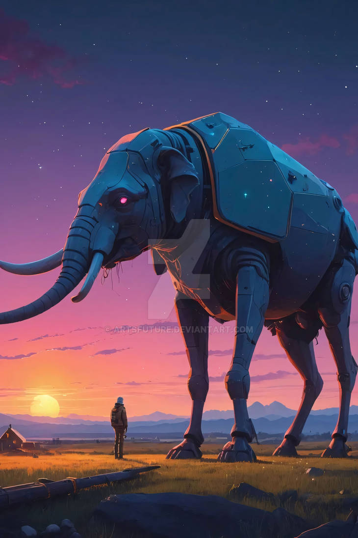 Raspberry Elephant Robot elephant by ArtsFuture on DeviantArt