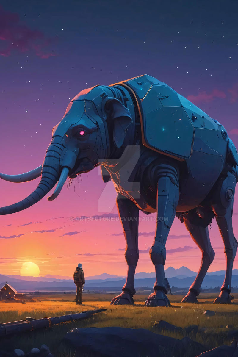 Elephant Riding Robot Robot elephant by ArtsFuture on DeviantArt