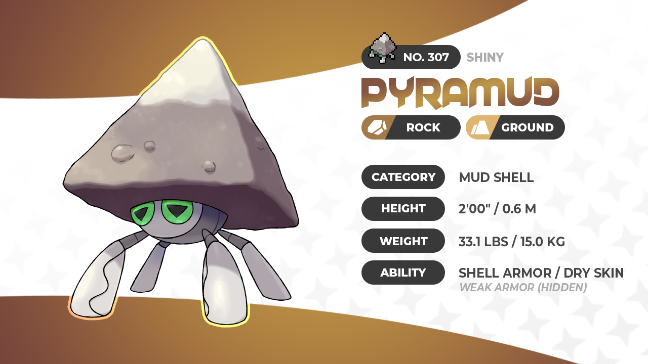 Pyram Pokemon 307 Pyramud by zerudez on DeviantArt