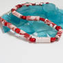 Heart Choker - Paper beads