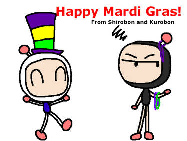 Happy Mardi Gras from Shirobon