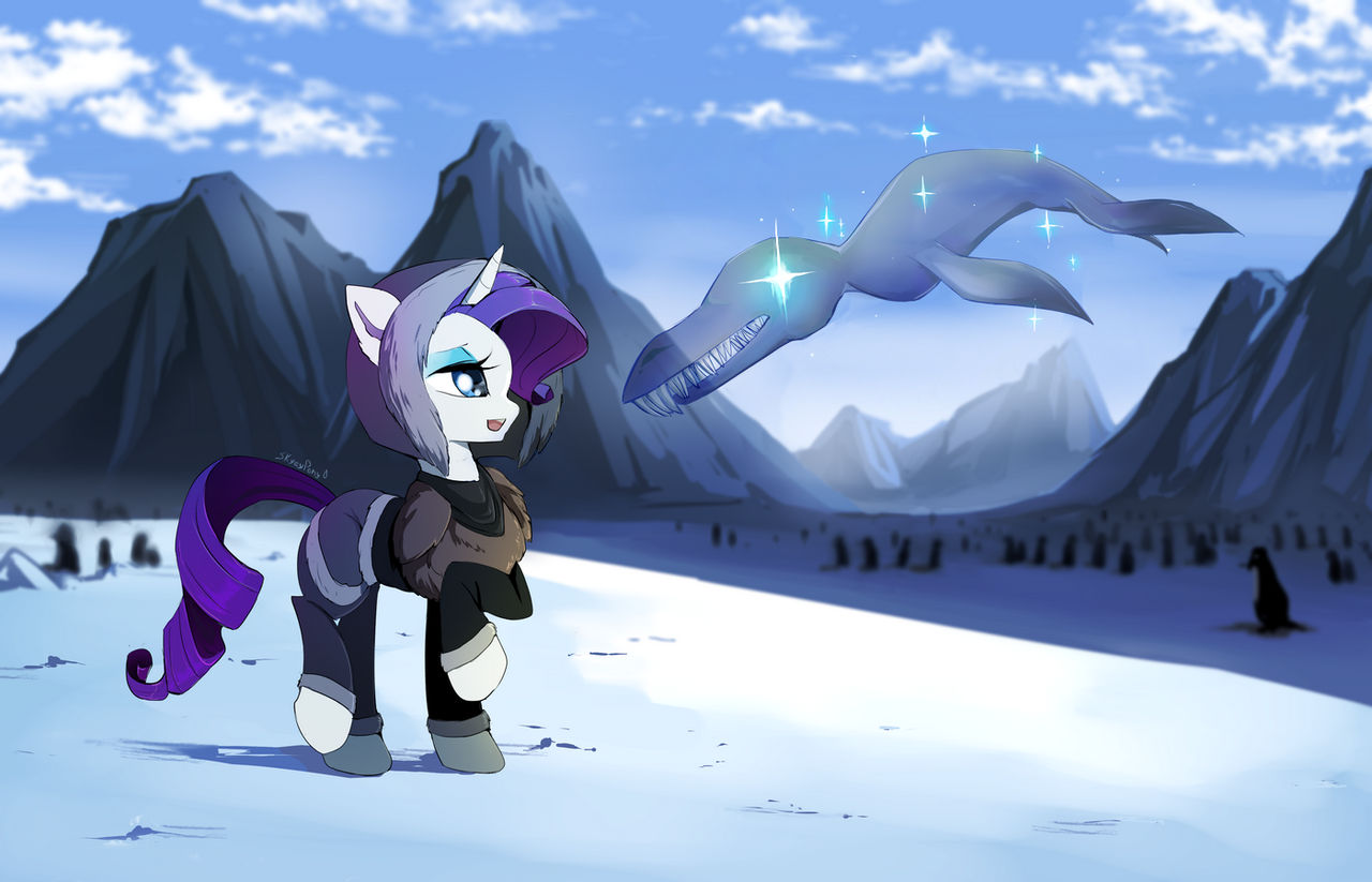 Snow Rarity Deviantart Snowy Rarity by SkyeyPony on DeviantArt