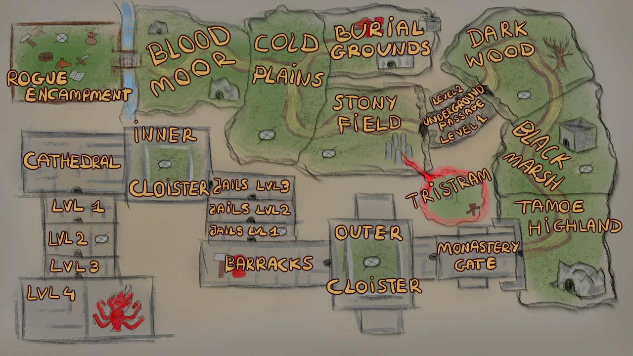 Diablo 2 Act 1 Map By EvelynOfDestruction On DeviantArt diablo-2-act-1-map-by-evelynofdestruction-on-deviantart