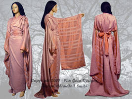 Mauvey Yukata with Copper