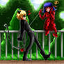 Ladybug and Cat Noir