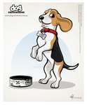 Beagle Dog Caricature