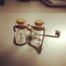 Dango bottle necklace