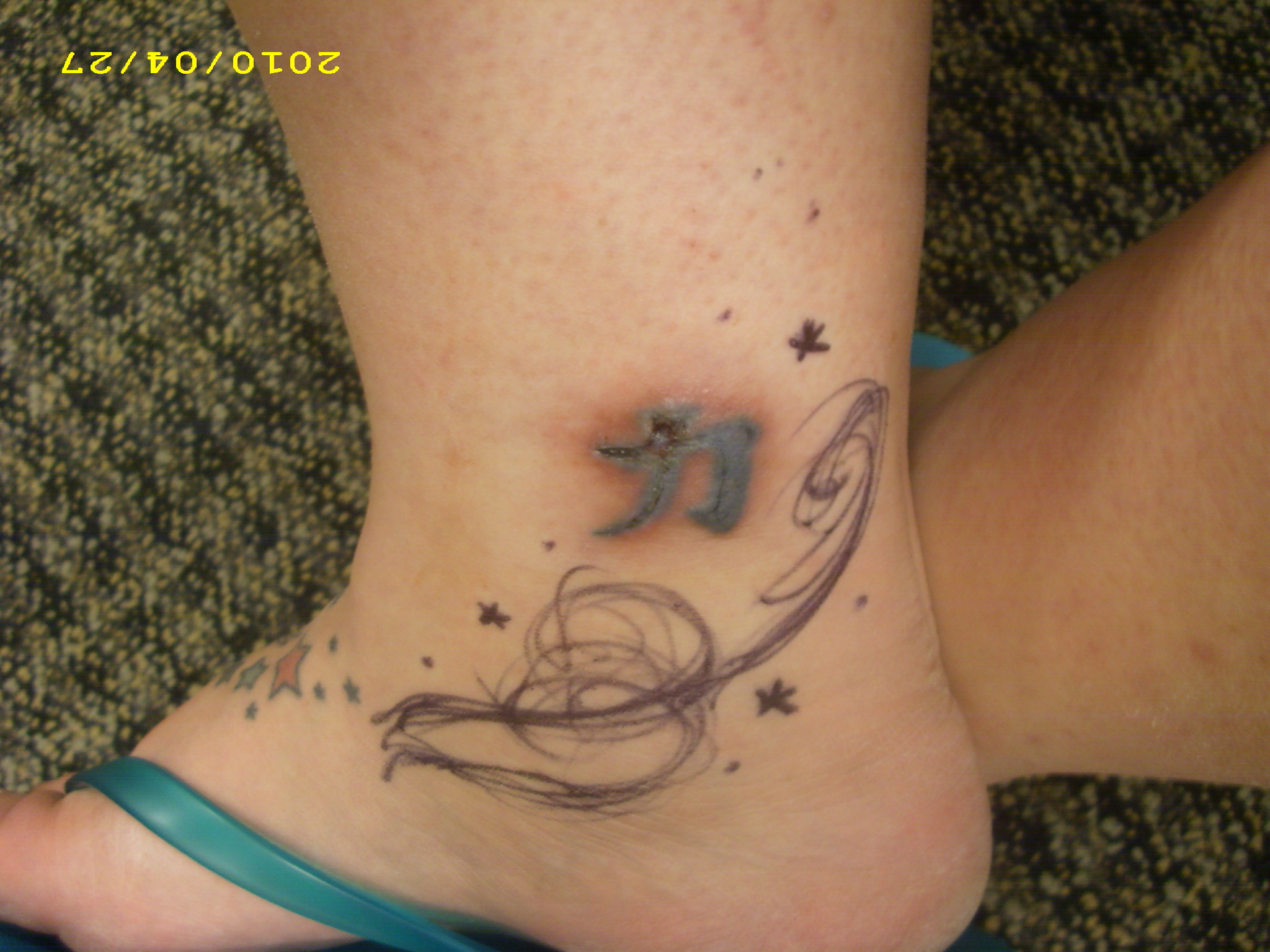 Inner Right Ankle Tattoo added by KelseySparrow67 on DeviantArt Inner Right Ankle Tattoo added by KelseySparrow67 on DeviantArt