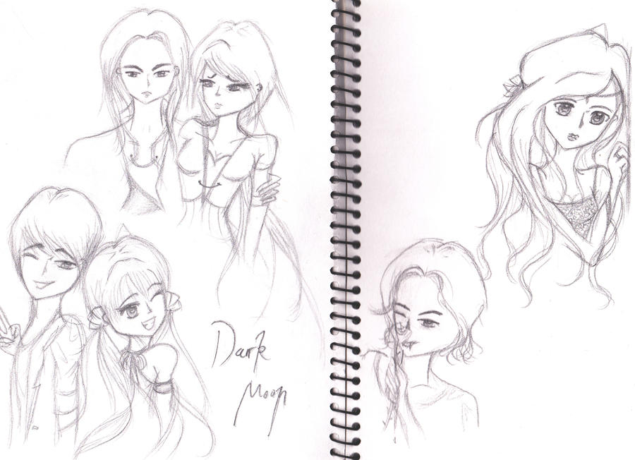 Dark Moon Doodles