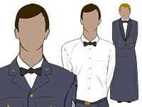 various Air Cadets Mess Dress No.5