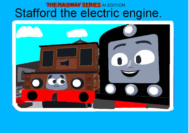 Stafford the Electric Engine RWS Book cover. by DAVIDISCOOL134 on ...