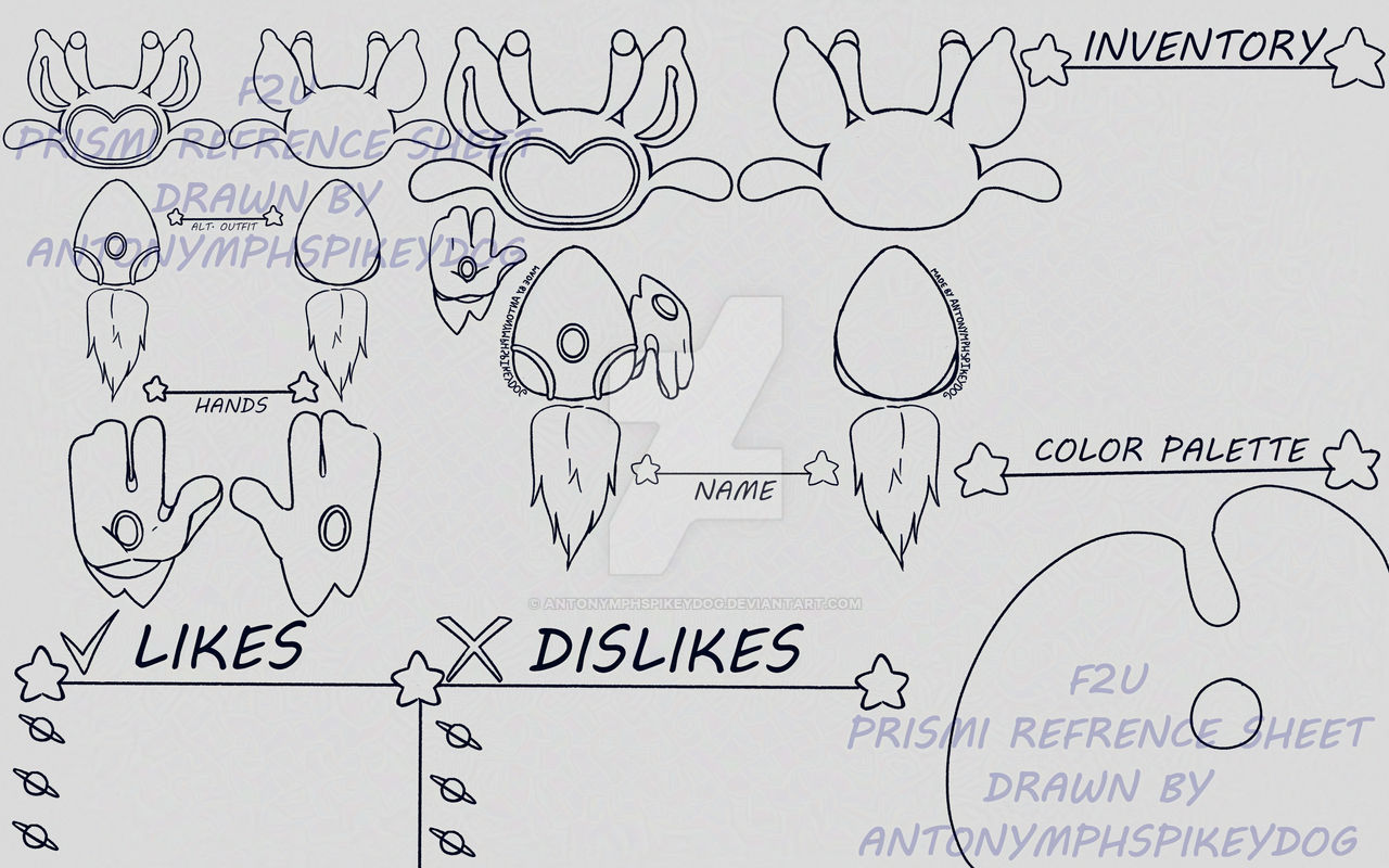 F2U Prismi Reference Sheet Base