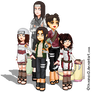 Pixel art Hyuuga Family