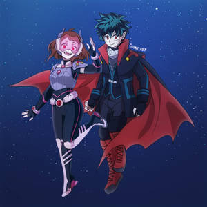 Bonus Izuku and Uraraka vampire