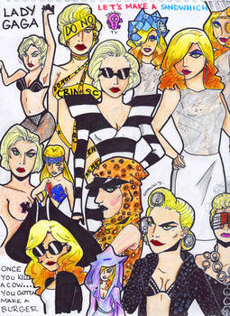 Lady Gaga Telephone Outfits