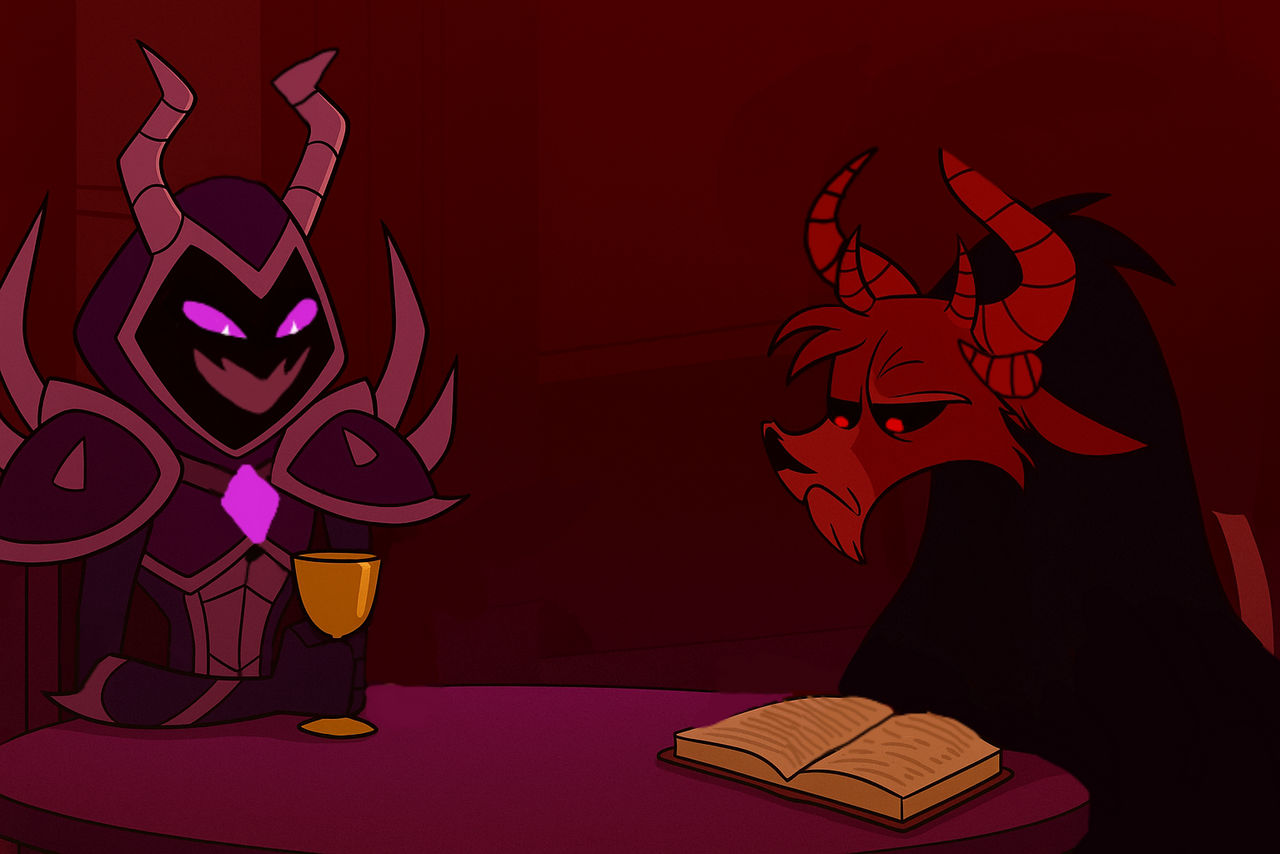 Azazel with Blackthorne - Zoophobia Hazbin OC Art by DanielMankowski21 ...