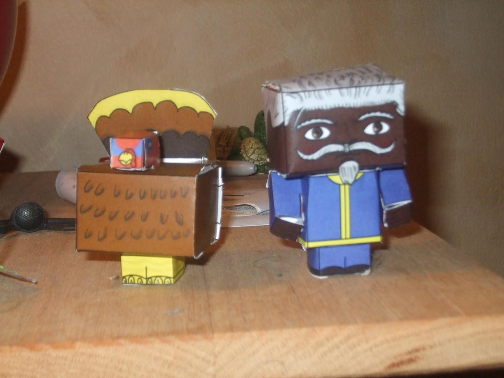 Cubeecraft Rudolph new cubeecrafts assembled by RoninOfDeath on DeviantArt
