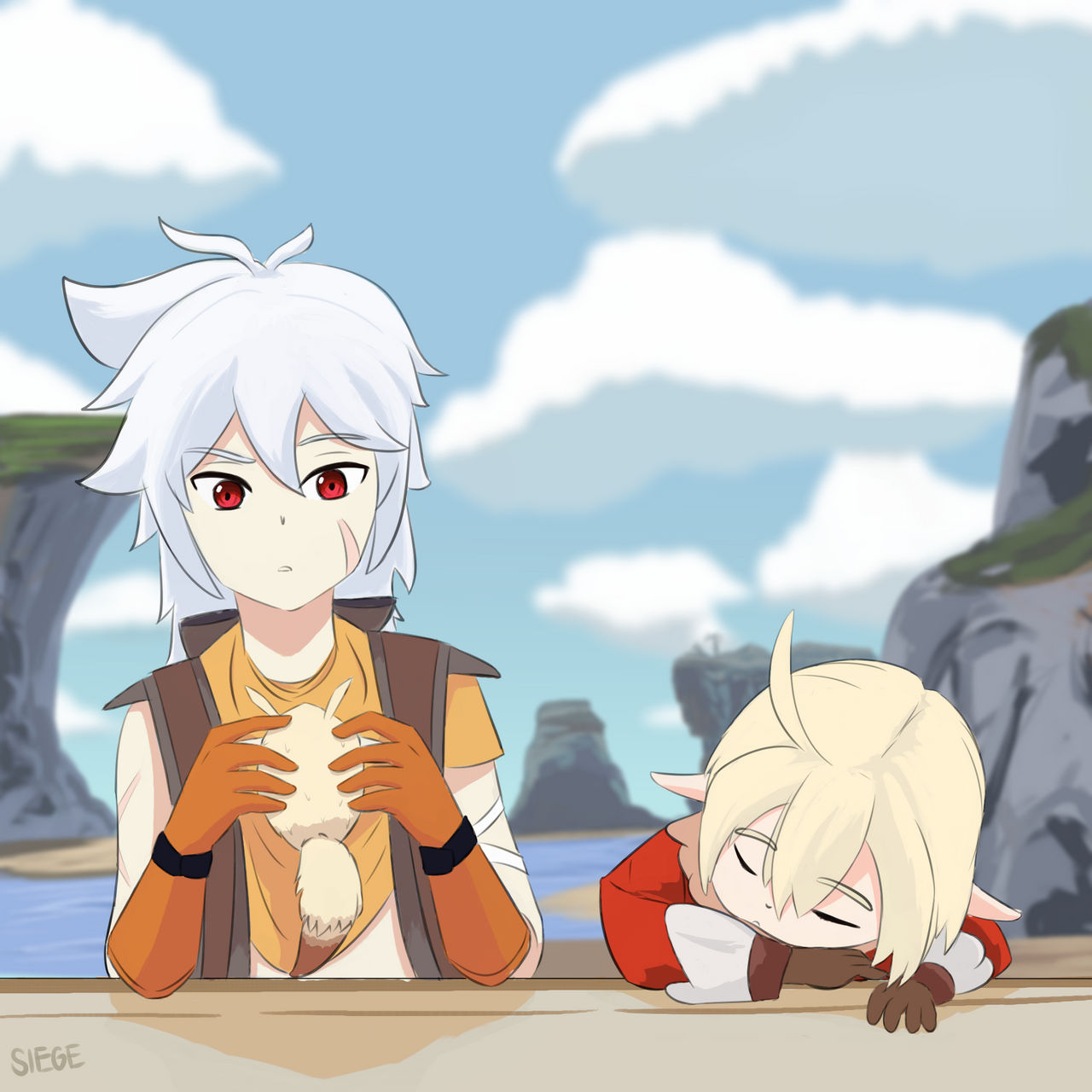 Razor And Klee In The Golden Apple Archipelago By Siegecosa On Deviantart Razor And Klee In The Golden Apple Archipelago By Siegecosa On Deviantart