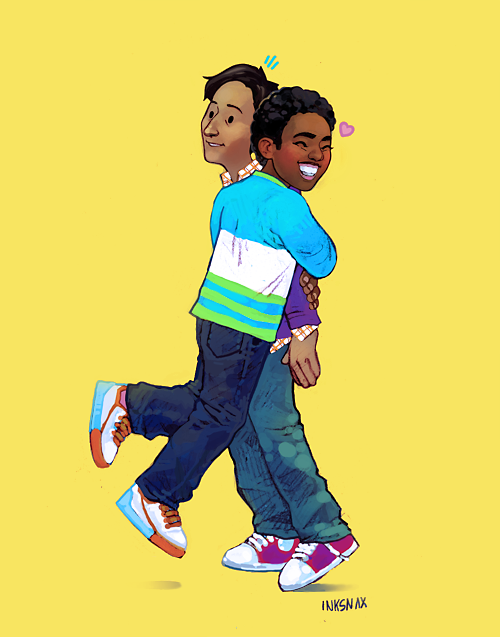 Troy x Abed Hug