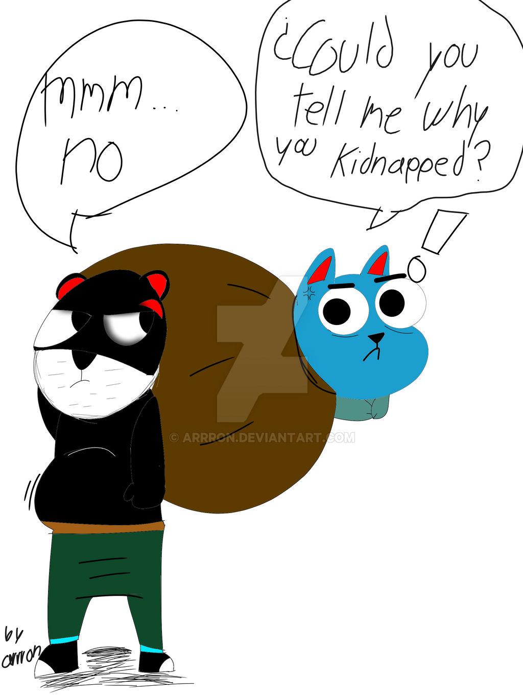 Kidnapperman Deviantart kidnapped by arrron on DeviantArt