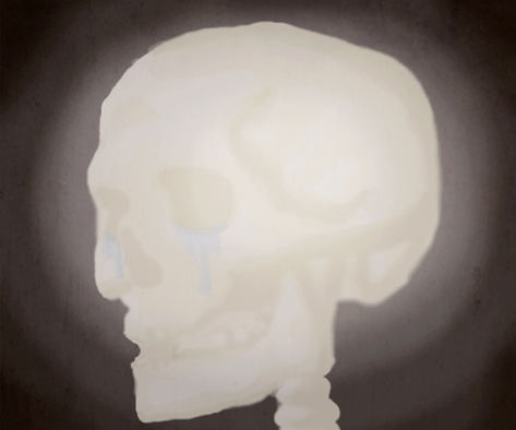 Weeping Skull by Rashaya on DeviantArt