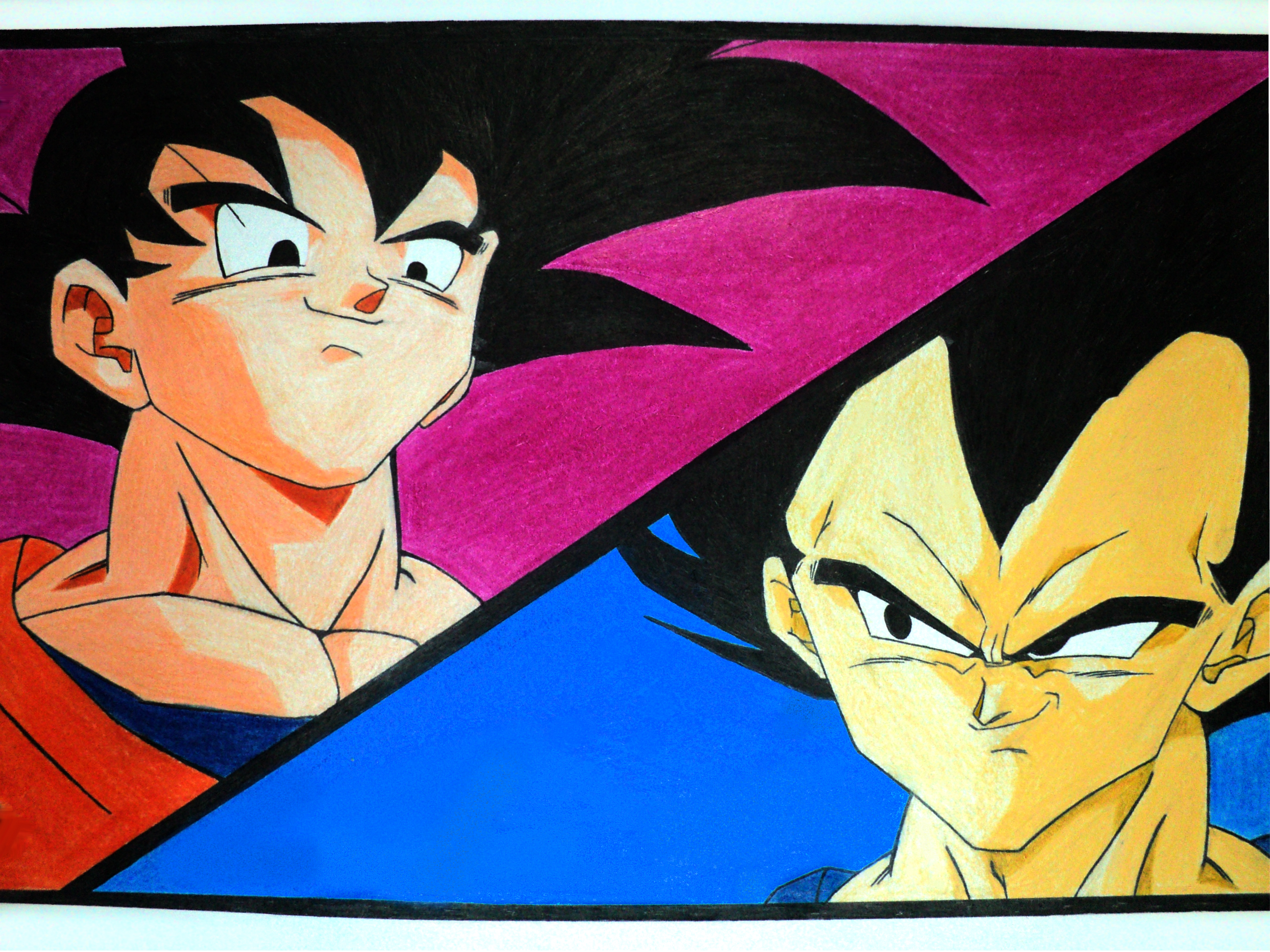 Goku and Vegeta by mastertobi on DeviantArt