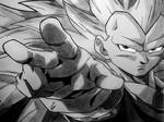 Vegeta Super Sayian 3 by EckoSlime