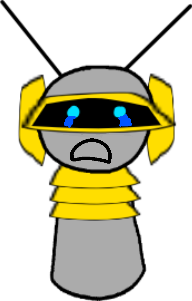 Sprunked FunBot crying by GunikNivi2008 on DeviantArt