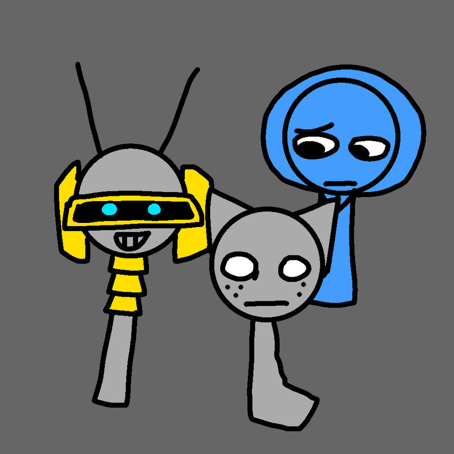 Sprunked Alives Funbot, Gray and Jevin by GunikNivi2008 on DeviantArt