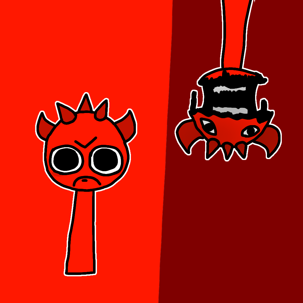 Red Raddy Normal Raddy Splunkler Normal and Horror version by GunikNivi2008 on DeviantArt