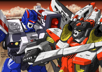 Armada Starscream vs Red Alert