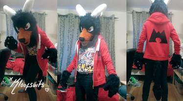 Houndoom Fursuit Partial